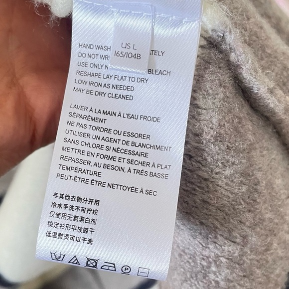 Anthropologie Pencey Striped Longline Sleeveless Cardigan Vest in Size Large - Picture 5 of 8